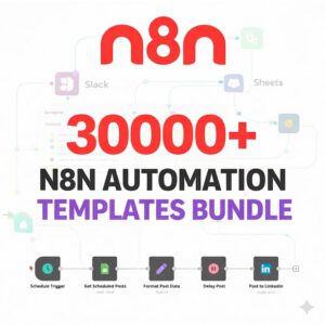 30,000+ N8N Automation Workflows & Plug-and-Play Templates (Digital Download)