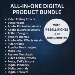 75M+ Digital Products Mega Bundle with PLR & MRR Rights | Ebooks, Templates, Courses & More