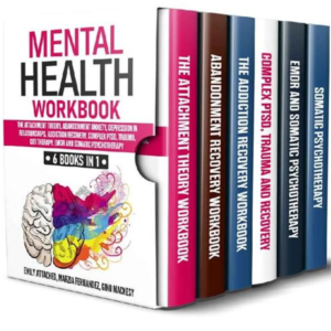 Mental Health Workbook Collection – 6-in-1 Guide to Healing, Emotional Wellness & Personal Growth (Digital eBook)