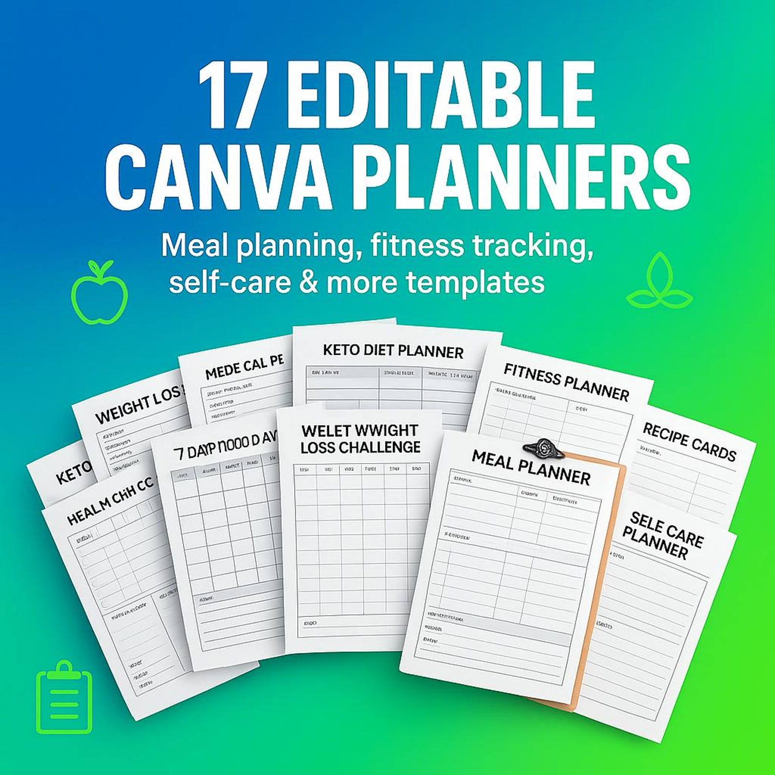 Fitness Mega Bundle – 700+ Viral Gym Reels, 16 eBooks & 17 Canva Planners with PLR & MRR Rights - Image 5