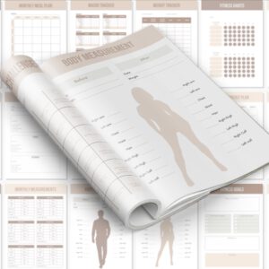 Ultimate Fitness Planner Bundle (PLR & MRR) | Editable Canva Fitness, Workout & Meal Planner for Resale